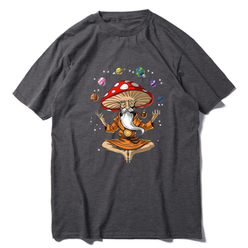 Κοντομάνικη T‑shirt με εκτύπωση, ύφασμα Milk Silk με πολυεστέρα, στυλ street hipster