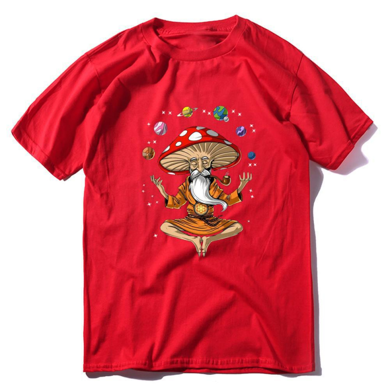 Κοντομάνικη T‑shirt με εκτύπωση, ύφασμα Milk Silk με πολυεστέρα, στυλ street hipster