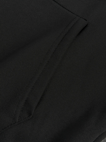 Мъжки качулен пуловер-свитшърт с джоб и връзки, 96% полиестер, нормална дебелина, четири сезона