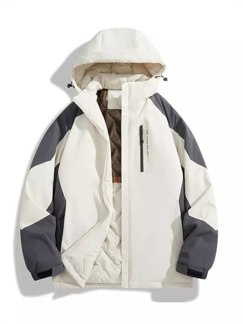 Ζακέτα με κουκούλα από βαμβάκι με γέμισμα – βαμβακερό γέμισμα, εξωτερικό ύφασμα πολυεστέρα, επένδυση από βαμβάκι; χειμερινό μοντέλο