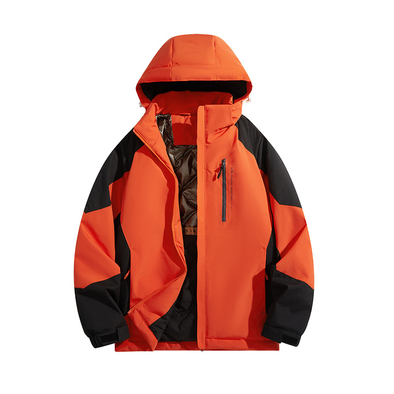 Kapuljačom jakna od pamuka s punjenjem – vanjski poliester, unutarnja podstava od pamuka; zimski model