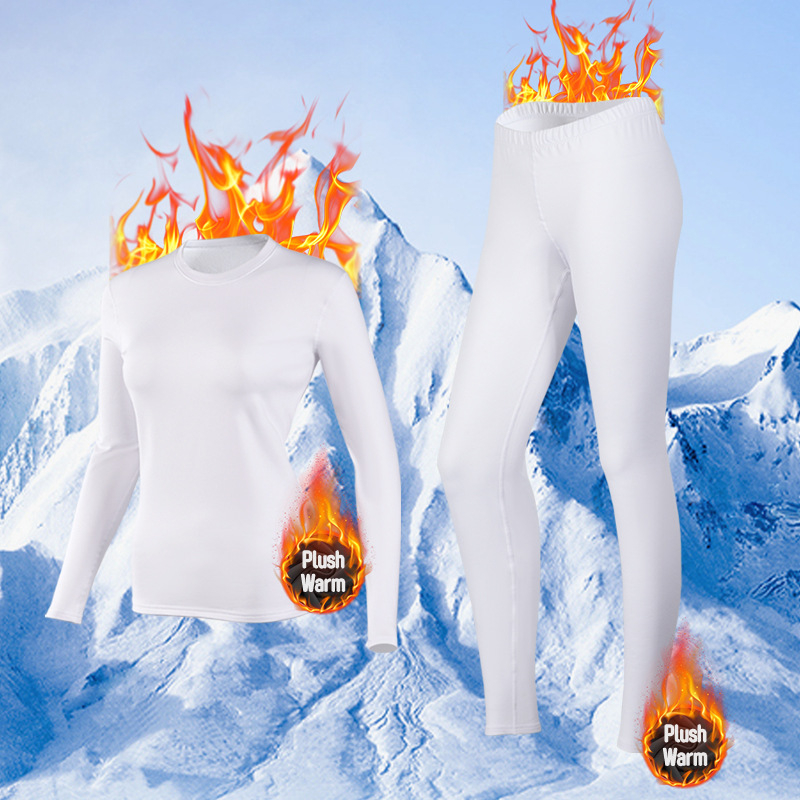 Set sportiv pentru femei, cu căptușeală din fleece pentru iarnă, rezistent la vânt, uscare rapidă, absorbția umezelii