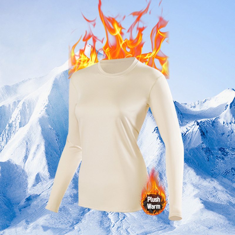 Set sportiv pentru femei, cu căptușeală din fleece pentru iarnă, rezistent la vânt, uscare rapidă, absorbția umezelii