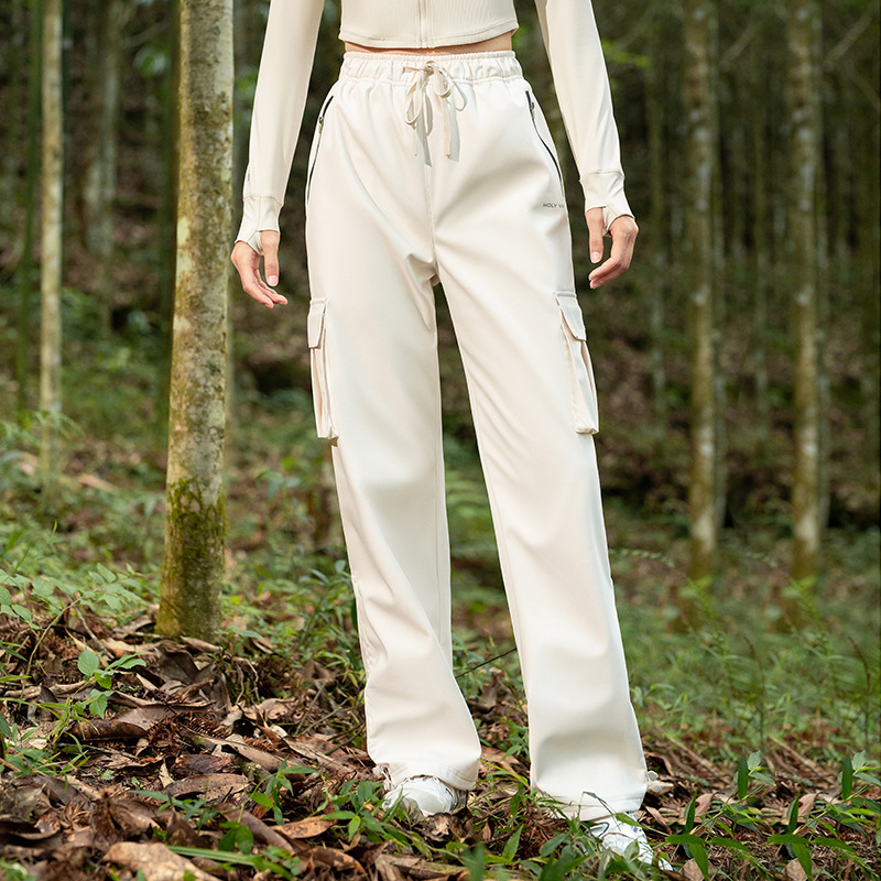 MOLYVIVI женски софтшел панталони – ветроустойчиви, полиестерна материя, за зимно и есенно ползване, за туризъм и катерене