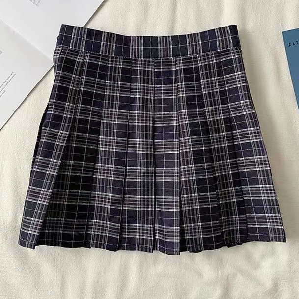 Plisirana ženska JK suknja, bijela, visoki struk, A-linija, mini duljina, za proljeće/ljeto 2023