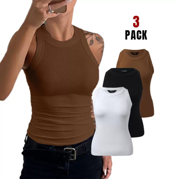 Φόρεμα μποέμ για καλοκαίρι, σετ 3 τεμαχίων, πολυεστέρας, μακριά φούστα με φουσκωτή γραμμή, χωρίς μανίκια, λαιμόκοψη γραμμής