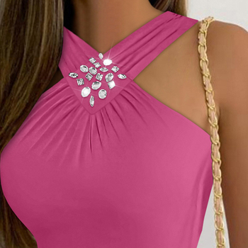 Δύο τεμάχια γυναικείο σετ: ζακέτα με V‑λαιμό και παντελόνια wide-leg - πολυεστερική ίνα με πρόσμειξη σπάντεξ - εκτυπωμένο μοτίβο - βασικό αστικό στυλ