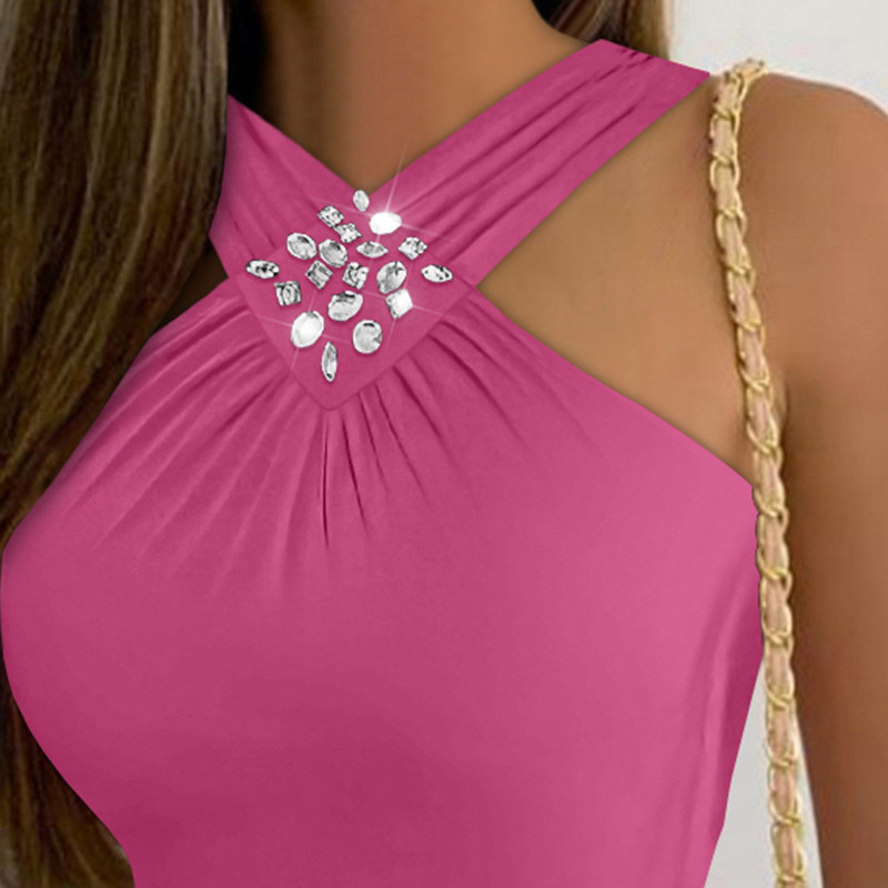 Két darabos női szett: V-nyakú kardigán széles lábú nadrággal - poliészter anyag spandexszel - nyomtatott mintázat - alapvető városi stílus