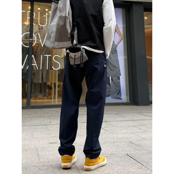 Καθημερινά παντελόνια για άνδρες και γυναίκες — χαλαρή γραμμή, μεσαία μέση, ίσιο κόψιμο παντελόνι, μείξη πολυεστέρα, γρήγορο στέγνωμα