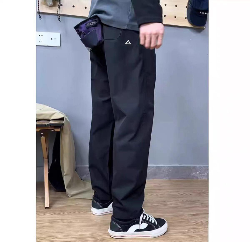 Pantaloni casual pentru bărbați și femei — croială lejeră, talie medie, croi drept, material din amestec de poliester, uscare rapidă