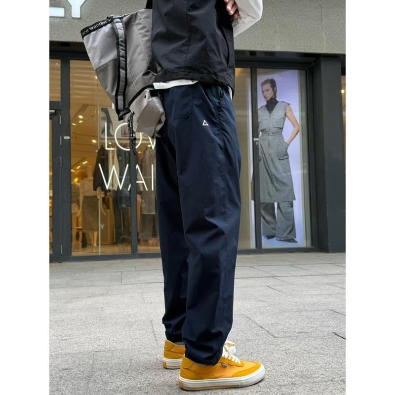 Pantaloni casual pentru bărbați și femei — croială lejeră, talie medie, croi drept, material din amestec de poliester, uscare rapidă
