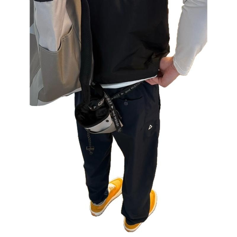 Pantaloni casual pentru bărbați și femei — croială lejeră, talie medie, croi drept, material din amestec de poliester, uscare rapidă