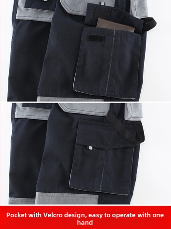 Παντελόνια εργασίας από καμβά με πολλαπλές τσέπες, μίξη βαμβακιού, ανθεκτικά στη φθορά, απομακρύνουν την υγρασία, αντοχή στις ζάρες