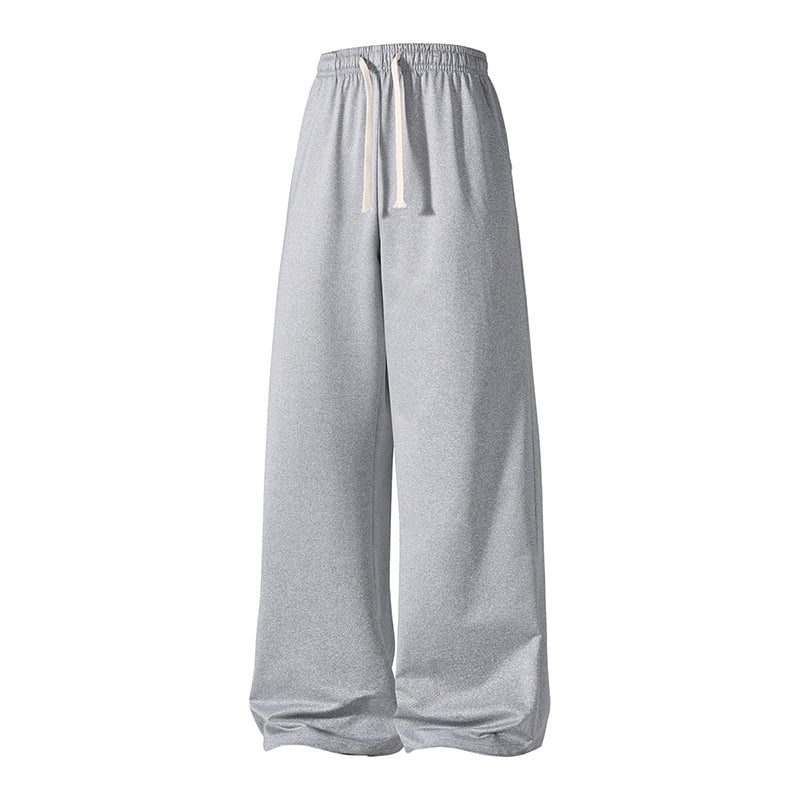 Muške casual hlače – mladenački stil, ravni kroj, visoki pojas, proljetni model, bambusovo vlakno