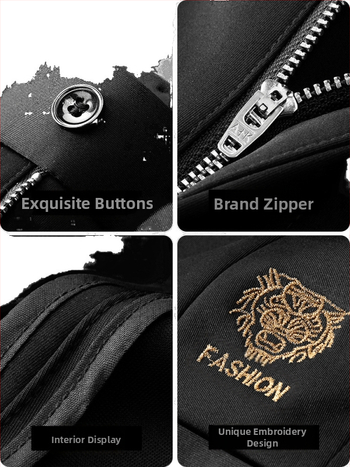 Ανδρικά καθημερινά παντελόνια με στενή γραμμή, υψηλή μέση, μικροελαστικότητα, μαλλινή ύφανση, ζωϊκό μοτίβο