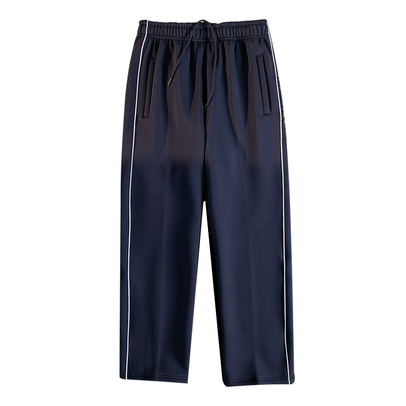 Sportske hlače za tinejdžere - širok kroj, srednja visina struka s pojasom, Arctic velvet fleece, antibakterijski, bez glačanja