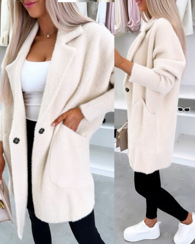 Női sifonblúz mintával, hajónyakú, 3/4-es ujjak, laza szabású, poliészter