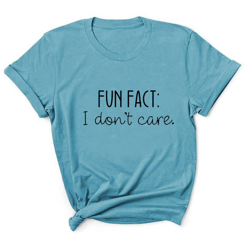 Tricou cu imprimă alfabet, guler rotund, mâneci scurte, croială lejeră, material poliester/acetat