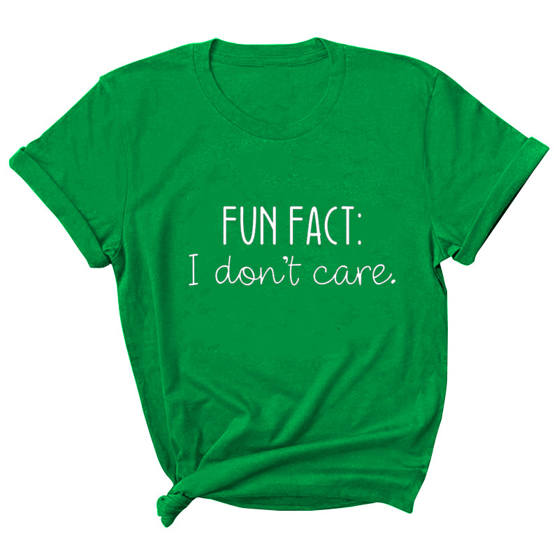Tricou cu imprimă alfabet, guler rotund, mâneci scurte, croială lejeră, material poliester/acetat