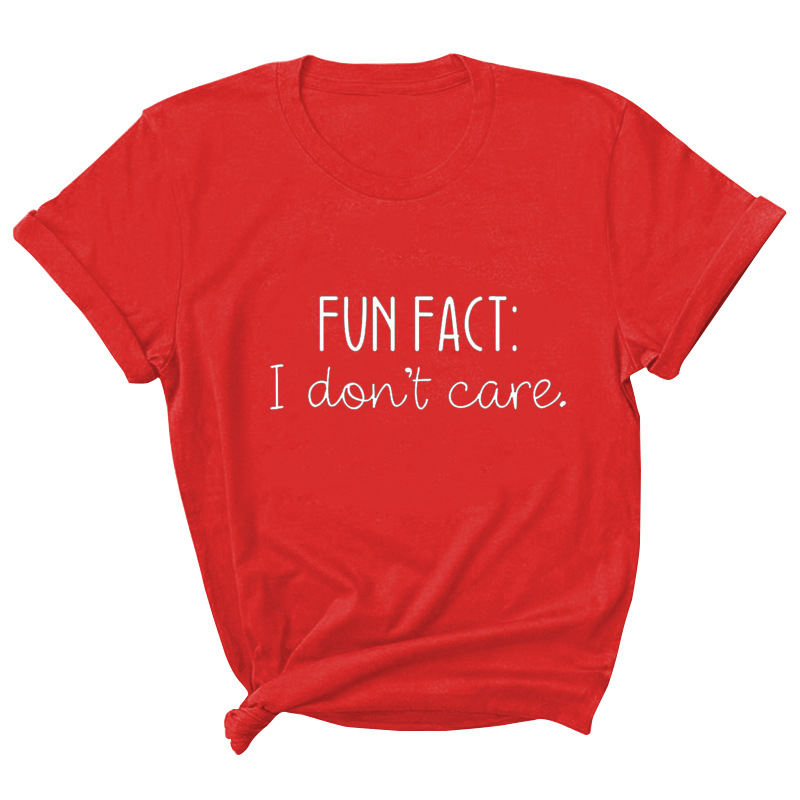 Tricou cu imprimă alfabet, guler rotund, mâneci scurte, croială lejeră, material poliester/acetat