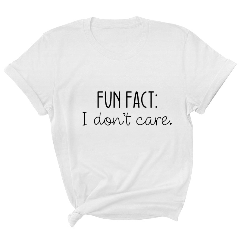 Tricou cu imprimă alfabet, guler rotund, mâneci scurte, croială lejeră, material poliester/acetat