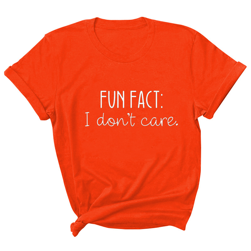 Tricou cu imprimă alfabet, guler rotund, mâneci scurte, croială lejeră, material poliester/acetat