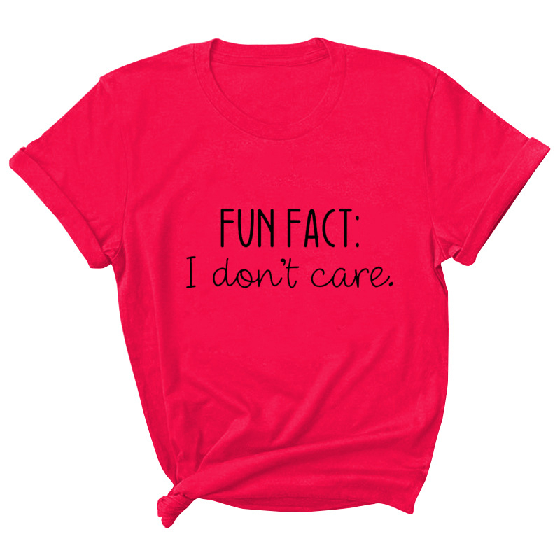 Tricou cu imprimă alfabet, guler rotund, mâneci scurte, croială lejeră, material poliester/acetat