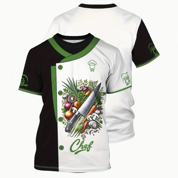 Μπλουζάκι από πολυεστερικό ύφασμα με φλοράλ εκτύπωση, στρογγυλή λαιμόκοψη, κοντά μανίκια, χαλαρή γραμμή