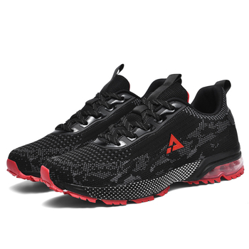 Muške Flyknit casual tenisice s air cushion, gumom potplatom, vezanje, mrežasta podstava