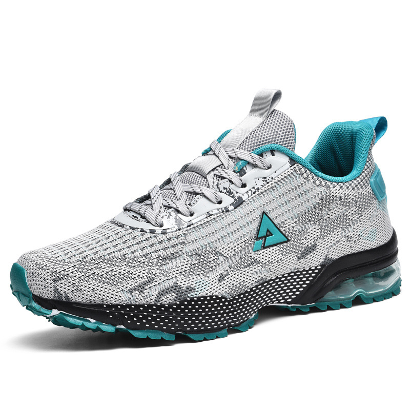 Muške Flyknit casual tenisice s air cushion, gumom potplatom, vezanje, mrežasta podstava