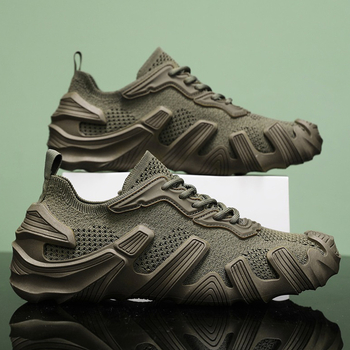 Muške tenisice s prozračnim mrežastim gornjim dijelom, unutarnja mrežasta konstrukcija, PVC đon, vezice, niski gornji dio