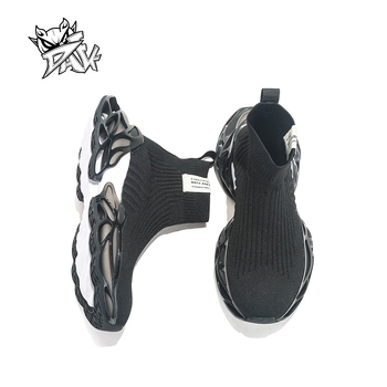 Ανδρικά loafers με διαπνοή υφαντή επάνω με δίχτυ, πλατφόρμα αύξησης ύψους, κλείσιμο με κορδόνια, TPU σόλα, μυτερός δάχτυλος