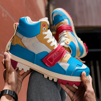 Martin μποτάκια με λεοπάρ σχέδιο, υψηλό ύψος, επάνω συνθετικό δέρμα, καουτσούκ σόλα, στρογγυλή μύτη, χαμηλό τακούνι 1–3 εκ, αντιολισθητικά