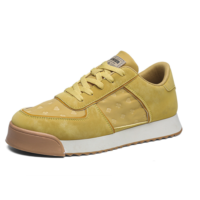 Uniszex alacsony profilú fűzős sneaker, color-block mintázat, felsőrész esernyőanyagból, PVC talp, 3–5 cm sarok