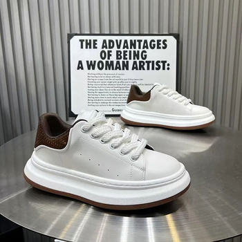 Unisex casual sneakers σε χρωματικό block, άνω μέρος από μίγμα υλικών, σόλα από καουτσούκ, lace-up