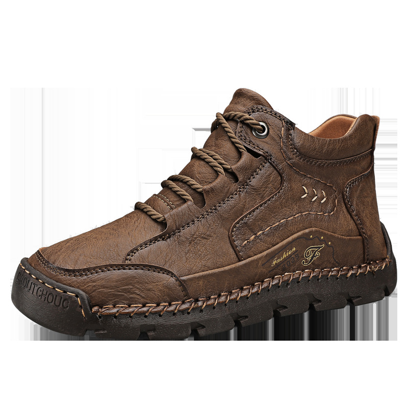 Martin čizme, casual stil, za muškarce, dobna skupina 18–40, gornji dio: dvostruka kravlja koža