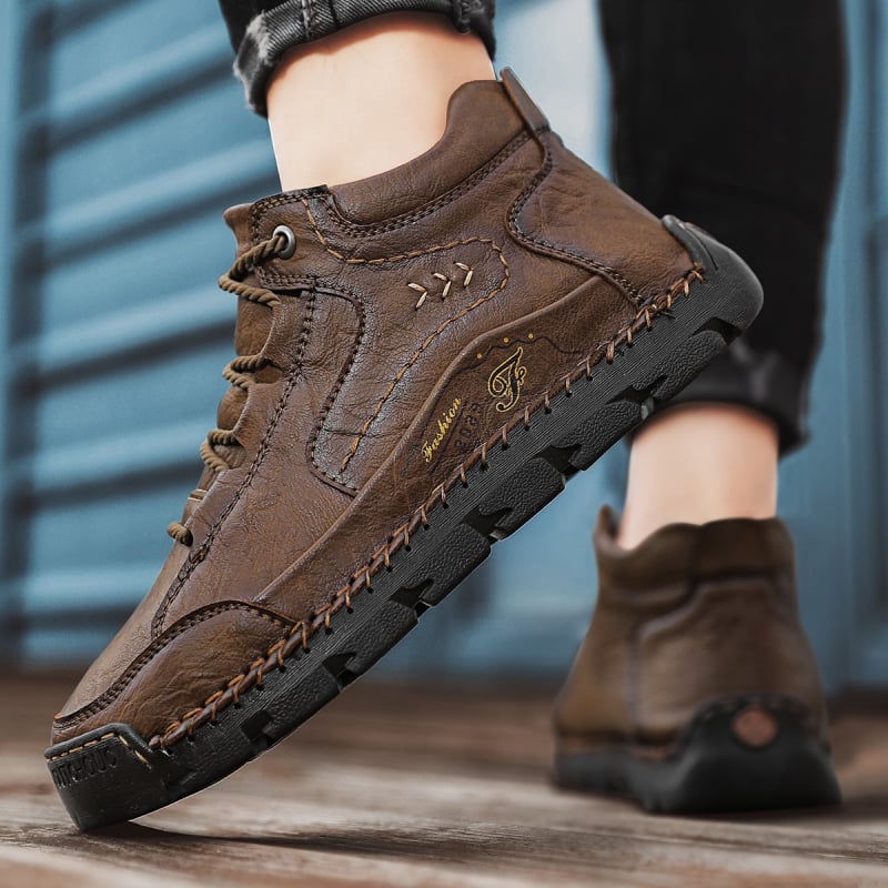 Martin čizme, casual stil, za muškarce, dobna skupina 18–40, gornji dio: dvostruka kravlja koža