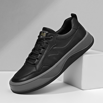 Ανδρικά loafers από ύφασμα με φαρδιά σόλα, εσωτερική διχτυωτή επένδυση, καουτσούκ σόλα, κλείσιμο με κορδόνια στην πρόσοψη