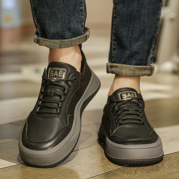 Ανδρικά loafers από ύφασμα με φαρδιά σόλα, εσωτερική διχτυωτή επένδυση, καουτσούκ σόλα, κλείσιμο με κορδόνια στην πρόσοψη