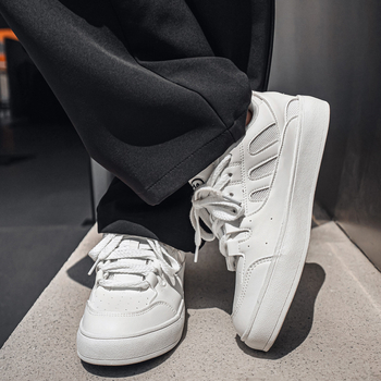 Ανδρικά πάνινα παπούτσια από διχτυωτό καμβά, αναπνεύσιμη επάνω επιφάνεια, σόλα από καουτσούκ βουλκανισμένη, πάτος EVA, κορδόνια, χαμηλό πάνω μέρος