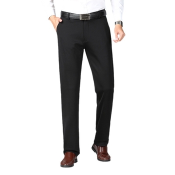 Orgeron επιχειρηματικά παντελόνια χειμωνιάτικου βάρους με υψηλή ελαστικότητα, ίσια γραμμή, με ζώνη