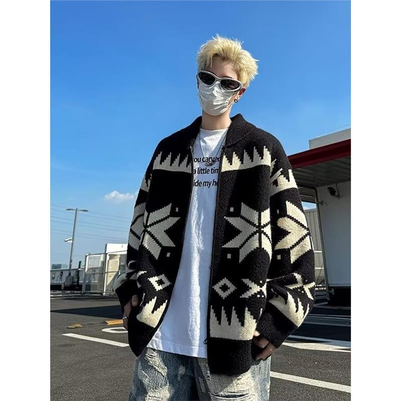 Cardigan pulover s slobodnim krojem, okrugli izrez, Mink velvet tkanina, poliester 91-95%