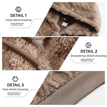 Пуловер с качулка от велур, жакардови райета, тесен силует, полиестер 91–95%, зимно облекло