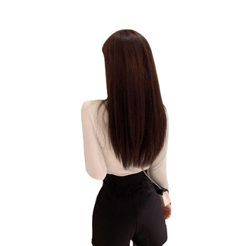 Qianyin Flower панталони с дължина 3/4, тънък плат, микроеластичност, пролет 2023