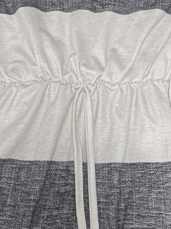 Φόρεμα χωρίς μανίκια με ριγέ εκτύπωση, U-λαιμό, τιράντες, ελαστική μέση, πολυεστερ-σπαντέξ ανάμιξη