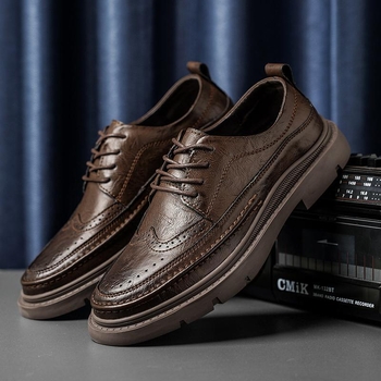 Δερμάτινα μποτάκια unisex, επάνω μέρος από μικροϊνες, σόλα από καουτσούκ, στρογγυλή μύτη, PU εσωτερική σόλα