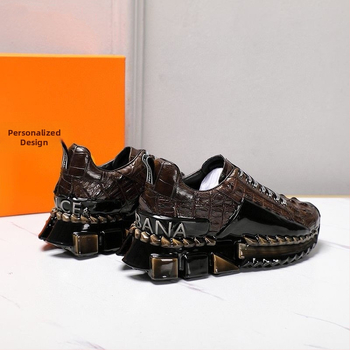 Λοφέρς με PU επάνω μέρος, καουτσούκ σόλα, υψηλό επάνω μέρος, αντιολισθητικά, ανθεκτικά στη φθορά