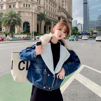 Γυναικείο βαμβακερό μπουφάν, κοντό μήκος, γέμισμα από βαμβάκι, 100% βαμβάκι ύφασμα, casual στυλ