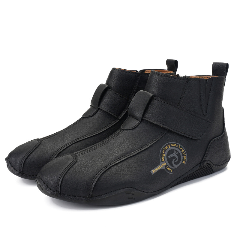 Martin csizmák valódi bőr felsőrésszel, pamut bélés, gumitalp, középmagas bokáig érő kivitel, oldalsó cipzárral.