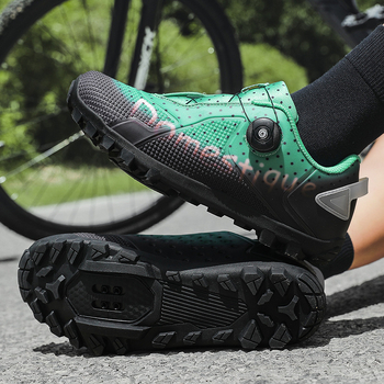 Колоездачни обувки за шосейно колоездене на открито – дишащи, противохлъзващи, износоустойчиви; унисекс